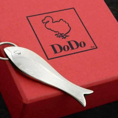 Ciondolo a pesce in argento. Dodo